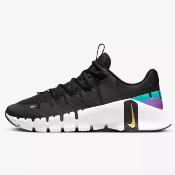 NWOB Nike Free Metcon 5 Fireberry Gold Black. New Without Box. Women’s Size 9.5 - Picture 3 of 10